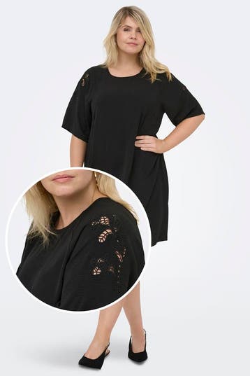 ONLY eco jurk Evalou open52Maat 46/48 (XL) of groter, Kleding | Dames, Verzenden, Nieuw, Maat 46/48 (XL) of groter, Overige kleuren