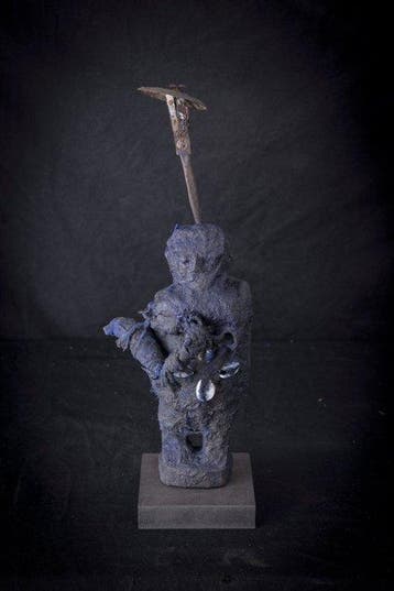 Klein vaudoufetisch van Fon. Vodoun, voodoo, vodou - Benin