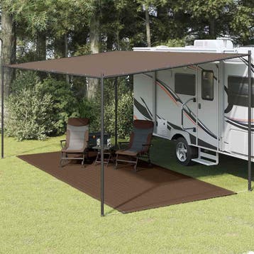 vidaXL Tenttapijt 250x500 cm bruin, Verzenden, Nieuw