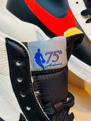 Nike - Blazer Mid Vintage NBA 75th Annif P48,5 - Sneakers -, Nieuw