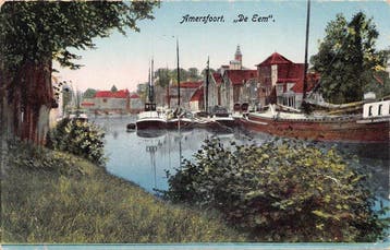 Nederland - Amersfoort - oude stadsgezichten - Ansichtkaart, Gelopen