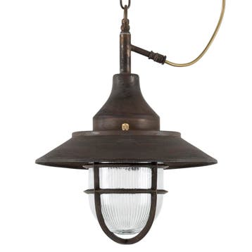 hanglampen Hanglamp Navy Dark Brass Binnenverlichting, Huis en Inrichting, Verzenden, Nieuw