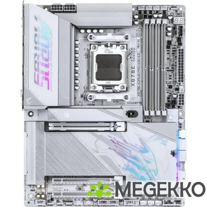 Gigabyte X870E AORUS PRO X3D ICE, Computers en Software, Moederborden, Nieuw, Verzenden