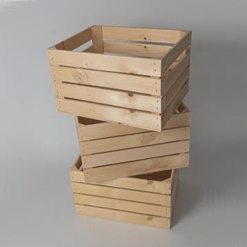 Nieuwe houten kisten 50x40x30 cm - verschillende kleuren, Verzenden