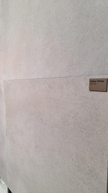 Dacar Grijs mat 60x120 compactglass vloertegel wandtegel, Doe-het-zelf en Bouw, Tegels, Ophalen of Verzenden, Nieuw