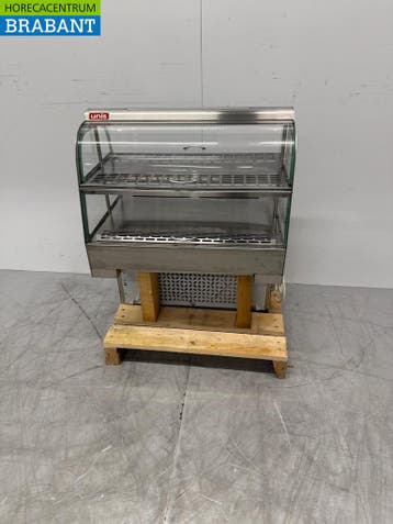 Acier inoxydable Unis Cool Vitrine encastrée 4 volets 230V, Verzenden