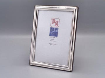 PG-Miani Argenteria - Cadre photo - Argent 925 - 9x13, Antiquités & Art, Antiquités | Argent & Or