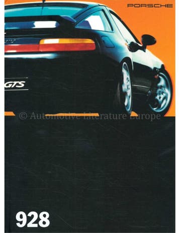 1993 PORSCHE 928 GTS HARDCOVER BROCHURE FRANS, Nieuw