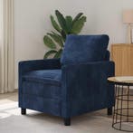 vidaXL bank / zetel Marineblauw 76 x 81 x 87,5 cm Polyester, Verzenden