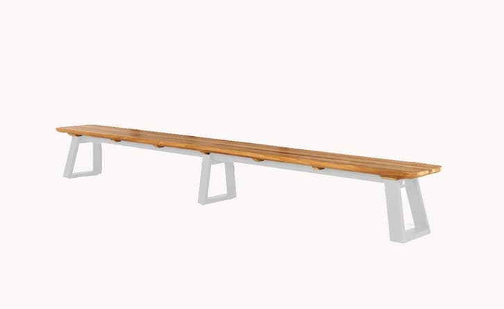 Suns Tomar bench 280 cm matt white SALE |, Tuin en Terras, Tuinsets en Loungesets