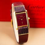 Cartier - Tank Must de Cartier Bordeux Dial - 366001 - Homme, Nieuw