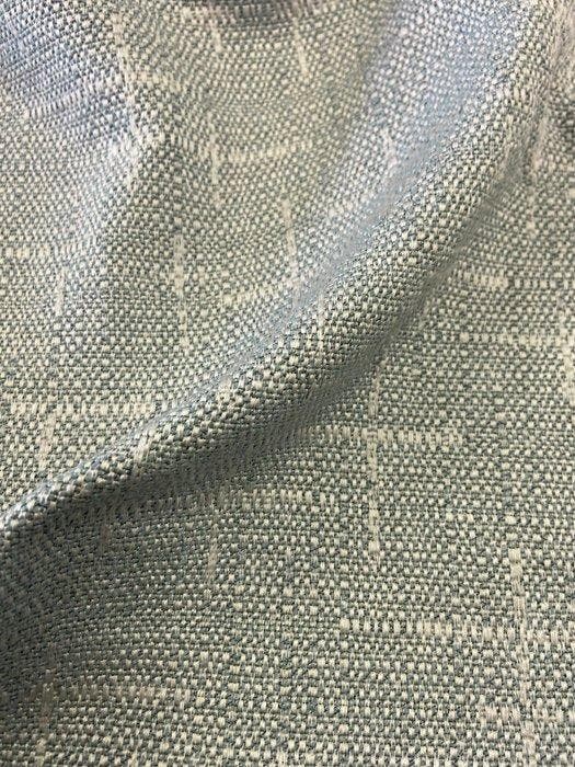 Zacht geweven weefsel in crèmekleur en poederblauw, gemaakt, Antiquités & Art, Tapis & Textile