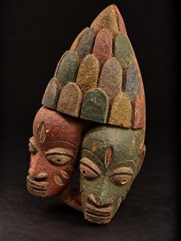 Masker - Yoruba-masker - Nigeria (Zonder minimumprijs)