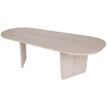 Evila Salontafel - Beige - Nieuw/Ongebruikt - Melamine -, Verzenden, Nieuw, 100 tot 150 cm, Scandinavisch