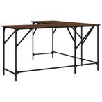 Bureau L-vorm 149cm eik | Retour deal, weg is weg!, Huis en Inrichting, Bureaus, Verzenden, Nieuw