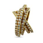 Bague - 18 carats Or jaune, Sonia B. Eternal bague en or, Bijoux, Sacs & Beauté, Bagues