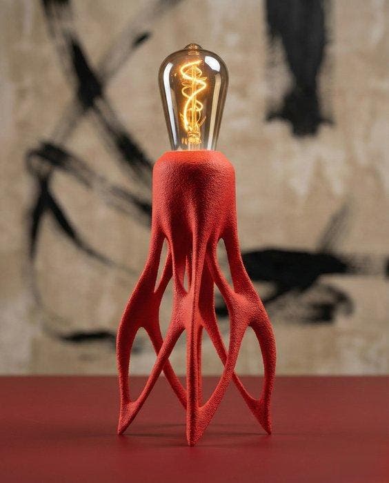 Cornu Design - Tafellamp - Hoog-dichtheid bio-polymeer, Antiek en Kunst, Kunst | Designobjecten