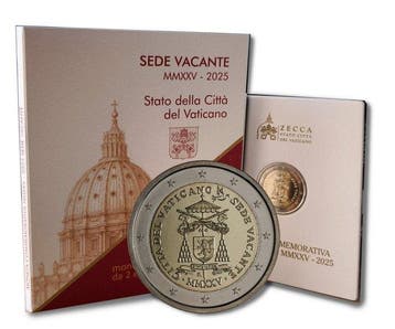 Vaticaan. 2 Euro 2025 Sede Vacante (Zonder minimumprijs)