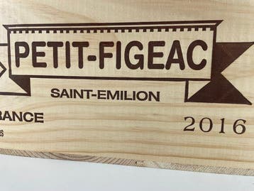 2016 Petit Figeac, 2nd wine of Chateau Figeac - Bordeaux,, Verzamelen, Nieuw