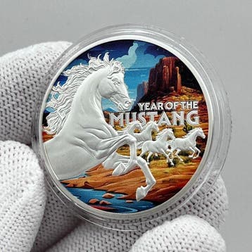Niue. 1 Dollar 2026 – American Lunar Series: Year of the, Postzegels en Munten