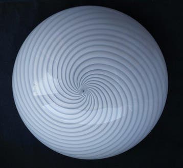 Plafonnier - lampe de plafond ou murale en spirale de style