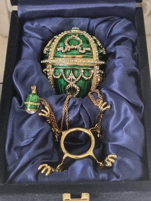 Œuf Fabergé - Émail, Antiek en Kunst, Curiosa en Brocante