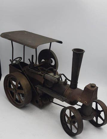 Stoommachine - Metaal - 1850-1900 - Stoom traktor
