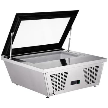 Schepijsvitrine | TORINO | Energiezuinig | RVS | 4x 5L |, Verzenden, Nieuw in verpakking