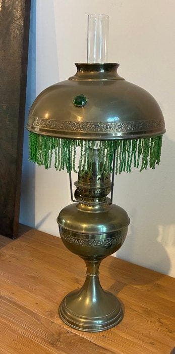 Lampe de table - Laiton, Antiquités & Art, Art | Objets design