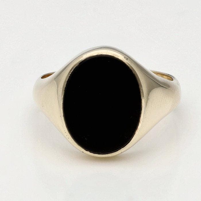 Ring - 14 karaat Geel goud, Handtassen en Accessoires, Ringen