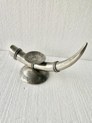 Porte-bougie pour chauffe-plat - étain