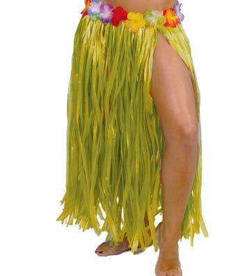 Hawaii Rokje Geel 75cm, Kinderen en Baby's, Carnavalskleding en Verkleedspullen, Verzenden, Nieuw