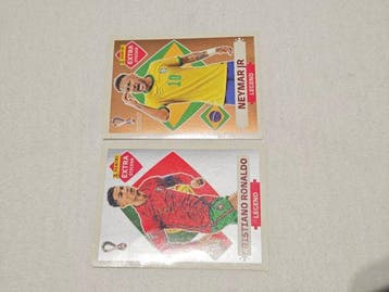2022 Panini World Cup Cristiano Ronaldo, Neymar Jr. Extra