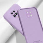 Xiaomi Redmi Note 9T Square Silicone Hoesje - Zachte Matte, Telecommunicatie, Verzenden, Nieuw