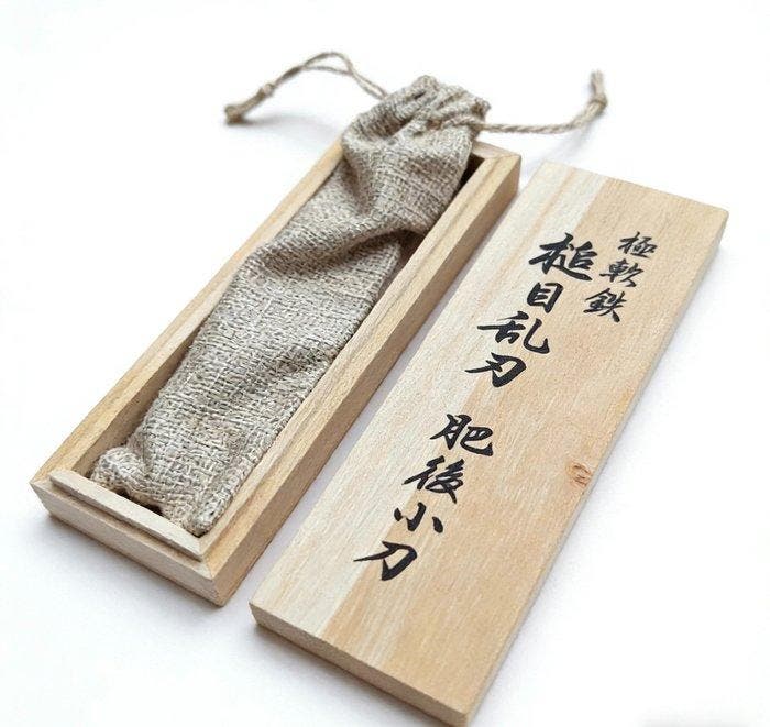Osamu Tomita - Keukenmes - Utility knife - Smeedijzer -, Antiquités & Art, Antiquités | Ustensiles de cuisine