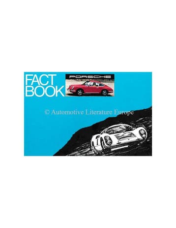 1969 PORSCHE FACT BOOK BROCHURE ENGELS, Nieuw