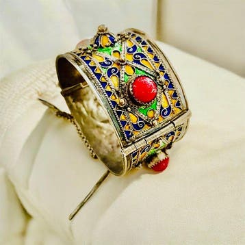 Berber armband - Zilver - Marokko - 20e eeuw