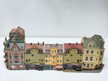 Vollmer H0 - Modeltreingebouwen (7) - Straat met statige, Hobby & Loisirs créatifs
