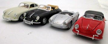Porsche 356 Coupe/Cabrio/Speedster/550 Spyder - Modelauto