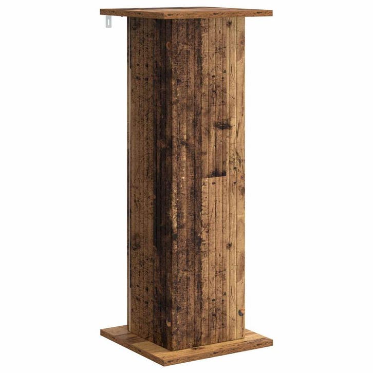 vidaXL Plantenstand Oud hout 30,5 x 30 x 80,5 cm Bewerkt, Jardin & Terrasse, Bacs à fleurs & Jardinières, Envoi