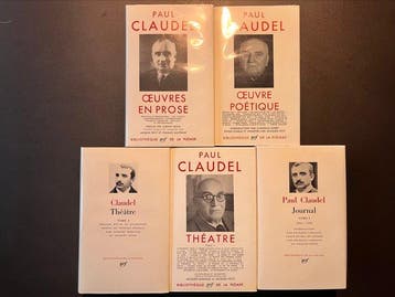 Paul Claudel - Paul Claudel – 5 volumes – Premières éditions