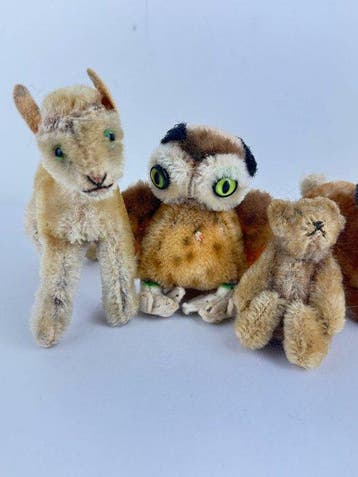 Steiff - Speelgoed Lot of 5 Vintage Steiff Miniature Toys -