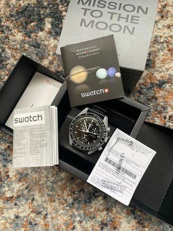 Omega x Swatch - MoonSwatch - Mission to the Moon - Sans, Bijoux, Sacs & Beauté