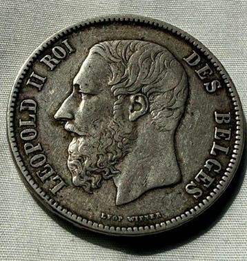 Pays-Bas. Léopold II. 5 Francs 1871 (Sans prix de réserve), Postzegels en Munten