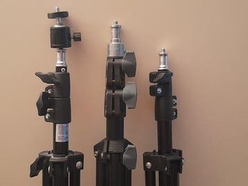Linco, Zenith & Lab31 Adjustable Studio Light Stands - Set