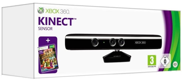 Kinect Sensor Zwart Microsoft Xbox 360 in Doos + Kinect A..., Consoles de jeu & Jeux vidéo, Consoles de jeu | Xbox 360, Enlèvement ou Envoi