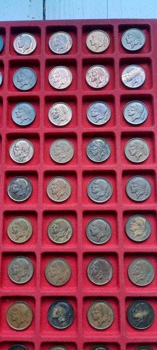 België. Léopold I, Léopold III, Albert 1er. 50 centimes, 2