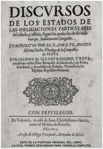 Padre Francisco Escrivá - Discursos de los estados de las