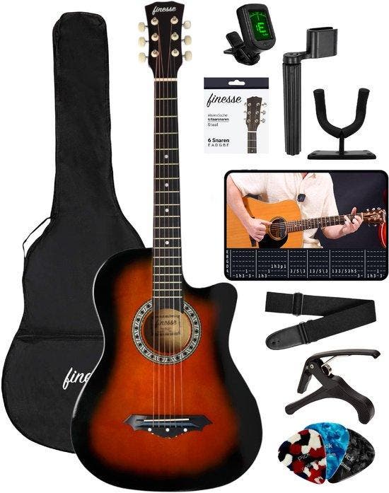 2dekans | Finesse® Akoestische Gitaar Klassieke Western –, Musique & Instruments, Amplis | Basse & Guitare, Enlèvement ou Envoi