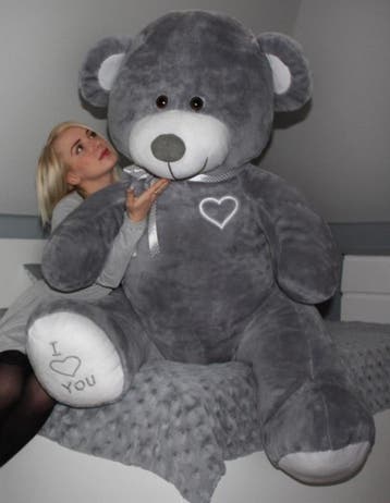 XXL Teddybeer 190cm I Love You | Tweede Kansje | OP=OP, Verzenden, Zo goed als nieuw, Beer